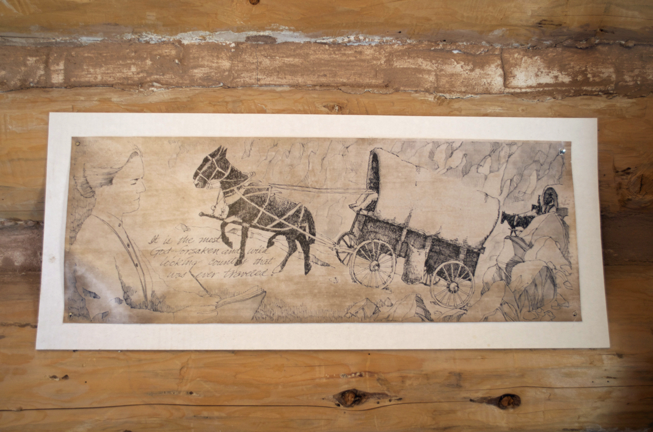 Detail within Wood Cabin